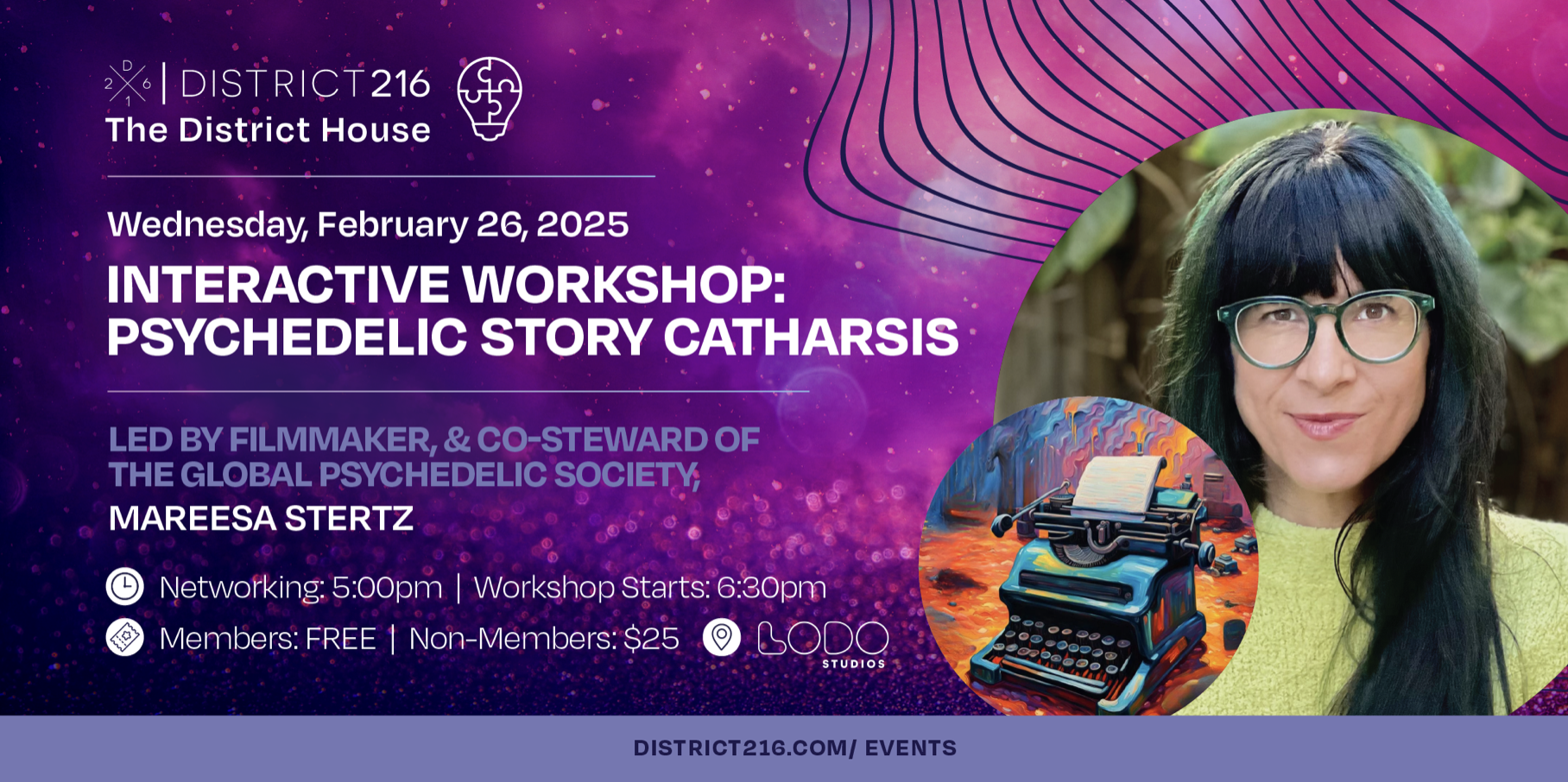 The District House - February 26, 2025 (Interactive Workshop: Psychedelic Story Catharsis)